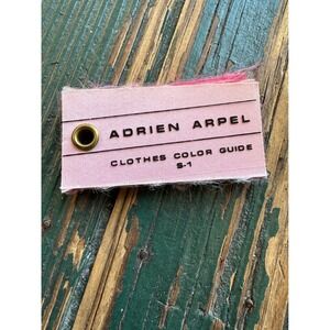 Adrien Arpel Clothes Color Guide S-1 Vintage Fabric Swatch Book Pink Red Blue